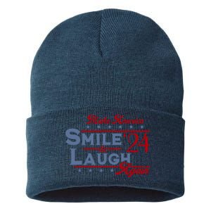 Make America Smile And Laugh Again 2024 Sustainable Knit Beanie