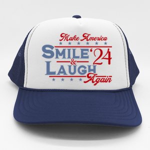 Make America Smile And Laugh Again 2024 Trucker Hat