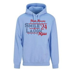 Make America Smile And Laugh Again 2024 Unisex Surf Hoodie