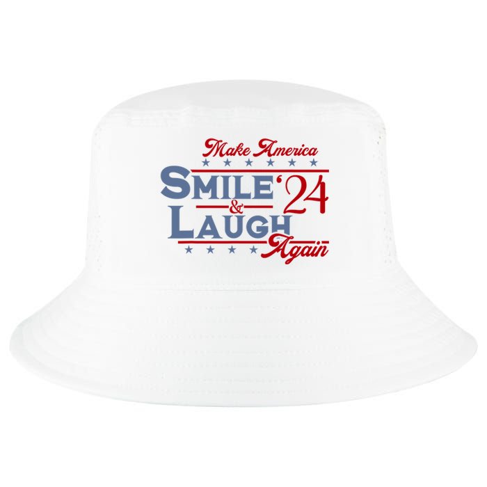 Make America Smile And Laugh Again 2024 Cool Comfort Performance Bucket Hat