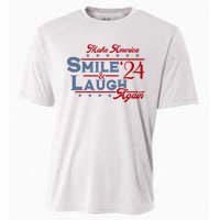 Make America Smile And Laugh Again 2024 Cooling Performance Crew T-Shirt