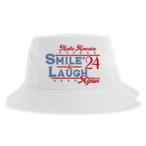 Make America Smile And Laugh Again 2024 Sustainable Bucket Hat