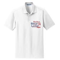 Make America Smile And Laugh Again 2024 Dry Zone Grid Polo