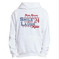 Make America Smile And Laugh Again 2024 Urban Pullover Hoodie