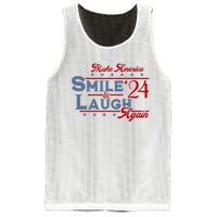 Make America Smile And Laugh Again 2024 Mesh Reversible Basketball Jersey Tank