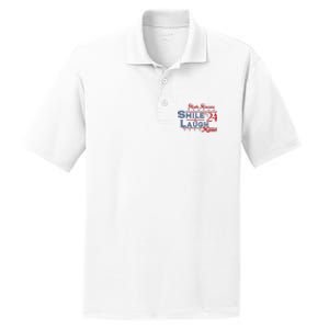 Make America Smile And Laugh Again 2024 PosiCharge RacerMesh Polo