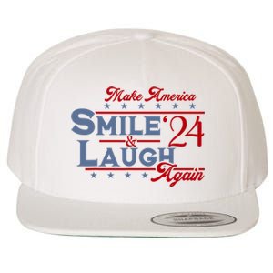 Make America Smile And Laugh Again 2024 Wool Snapback Cap