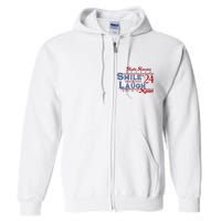 Make America Smile And Laugh Again 2024 Full Zip Hoodie