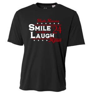 Make America Smile And Laugh Again 2024 Cooling Performance Crew T-Shirt