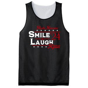 Make America Smile And Laugh Again 2024 Mesh Reversible Basketball Jersey Tank