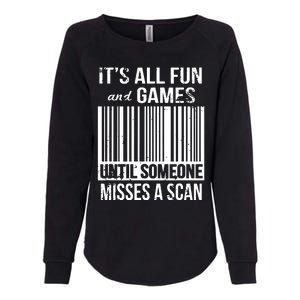 Misses A Scan Postal Worker Womens California Wash Sweatshirt