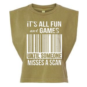 Misses A Scan Postal Worker Garment-Dyed Women's Muscle Tee