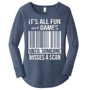 Misses A Scan Postal Worker Women's Perfect Tri Tunic Long Sleeve Shirt