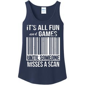 Misses A Scan Postal Worker Ladies Essential Tank