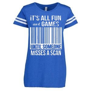 Misses A Scan Postal Worker Enza Ladies Jersey Football T-Shirt