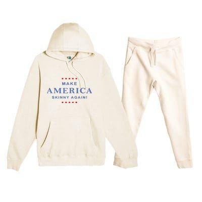 Make America Skinny Again Premium Hooded Sweatsuit Set