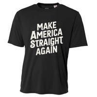 Make America Straight Again Cooling Performance Crew T-Shirt