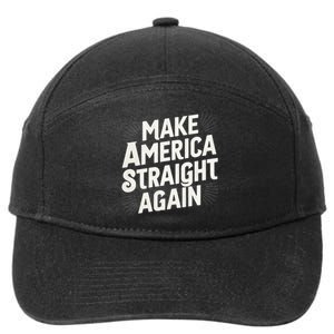 Make America Straight Again 7-Panel Snapback Hat