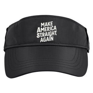 Make America Straight Again Adult Drive Performance Visor