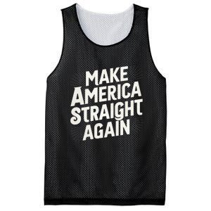 Make America Straight Again Mesh Reversible Basketball Jersey Tank