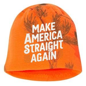 Make America Straight Again Kati - Camo Knit Beanie