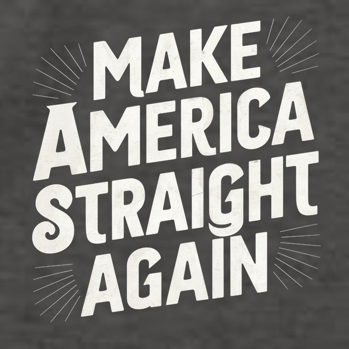 Make America Straight Again Vector Backpack