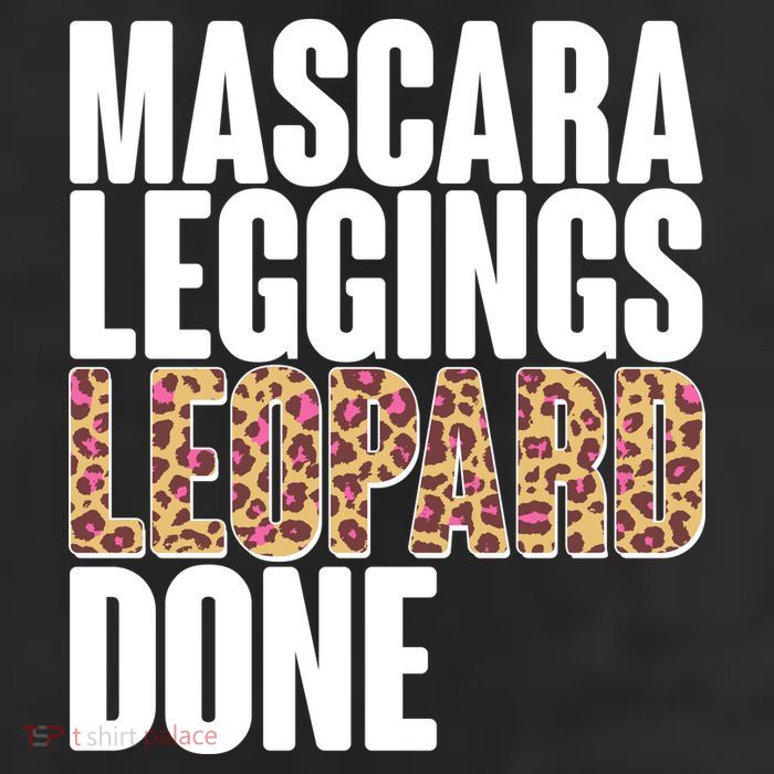 Mascara Leggings Leopard Done  11oz C Handle Ceramic Mug