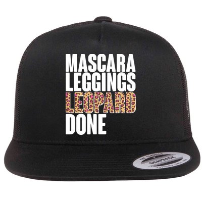 Mascara Leggings Leopard Done  Flatbill Hat