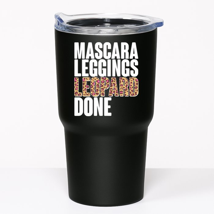 Mascara Leggings Leopard Done  Tumbler