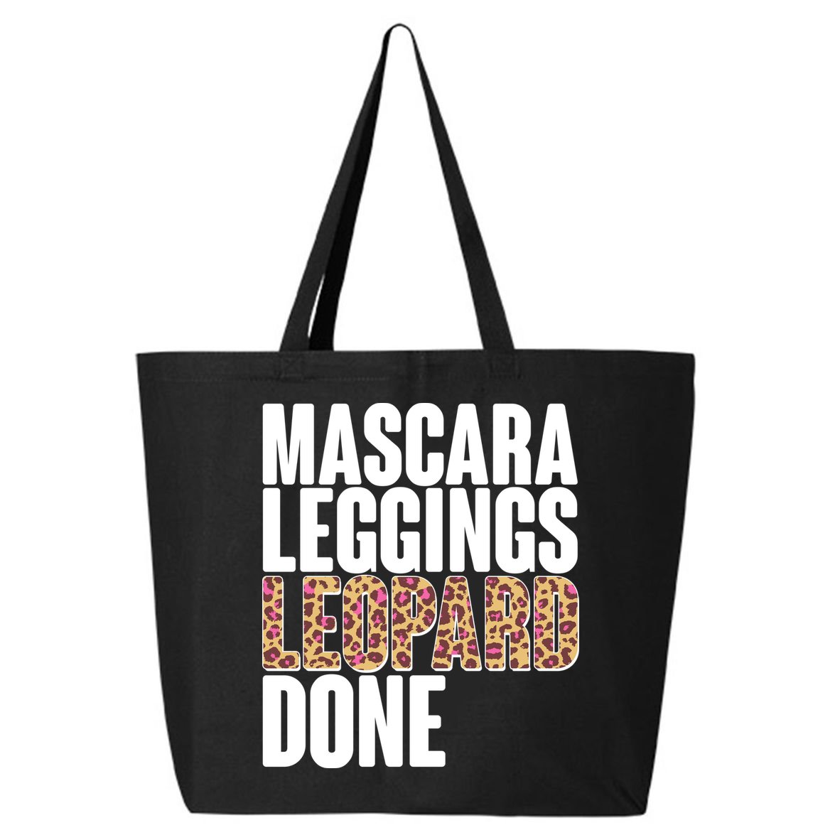 Mascara Leggings Leopard Done  25L Jumbo Tote
