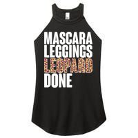Mascara Leggings Leopard Done  Women's Perfect Tri Rocker Tank