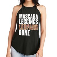 Mascara Leggings Leopard Done  Women's Perfect Tri Rocker Tank