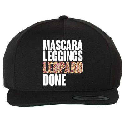 Mascara Leggings Leopard Done  Wool Snapback Cap