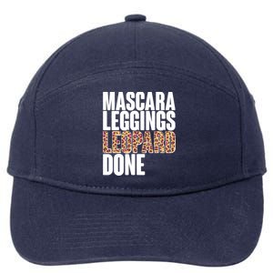 Mascara Leggings Leopard Done  7-Panel Snapback Hat