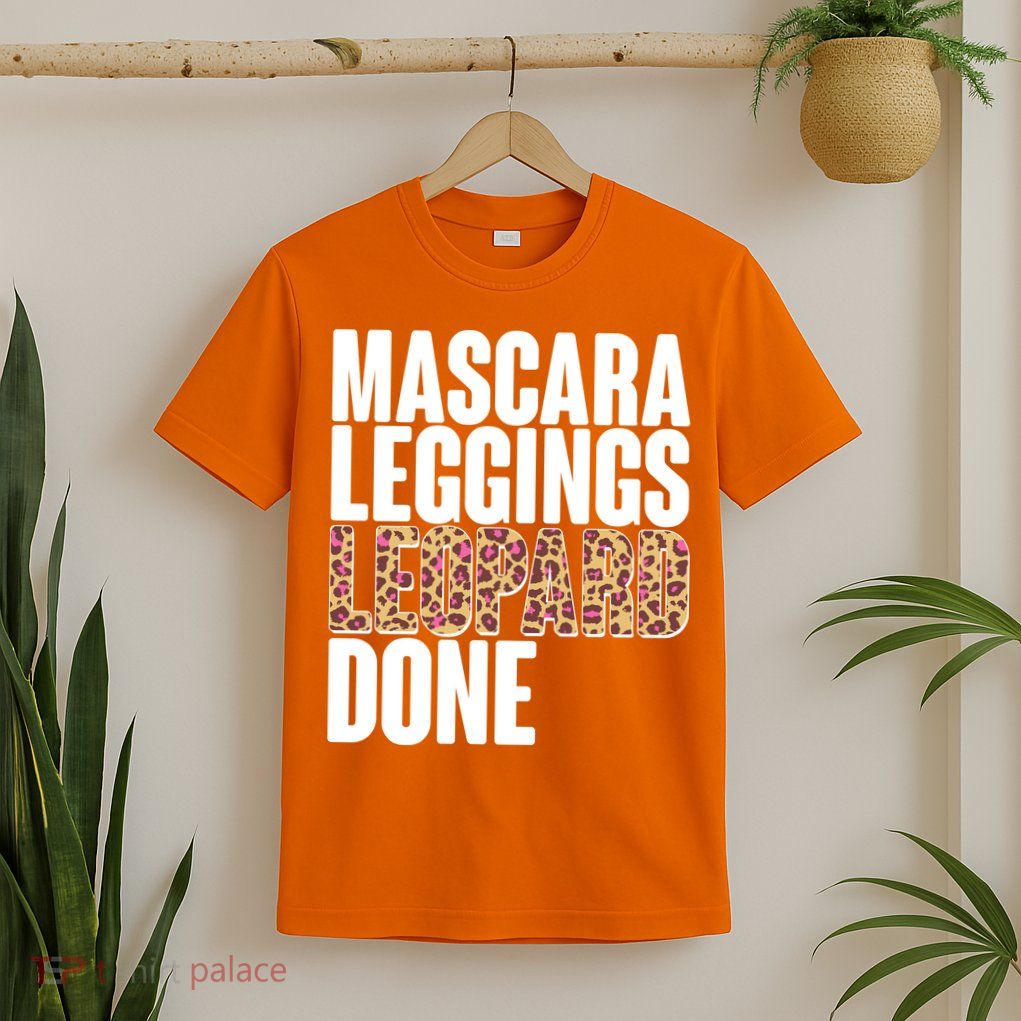 Mascara Leggings Leopard Done  T-Shirt