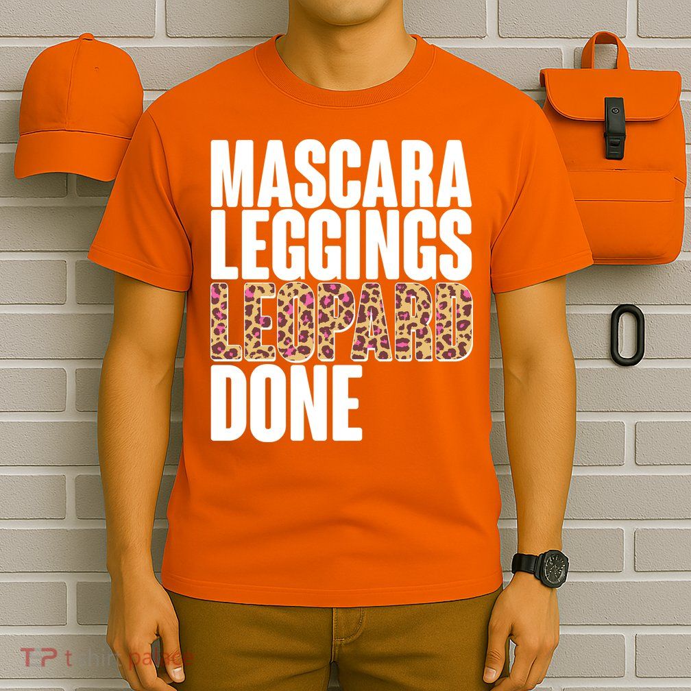 Mascara Leggings Leopard Done  T-Shirt