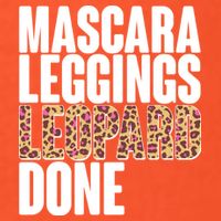 Mascara Leggings Leopard Done  Golf Towel