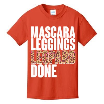 Mascara Leggings Leopard Done  Kids T-Shirt