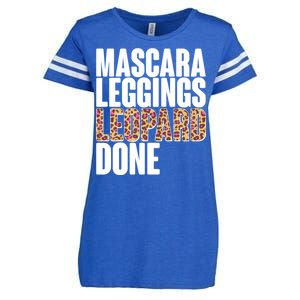 Mascara Leggings Leopard Done  Enza Ladies Jersey Football T-Shirt