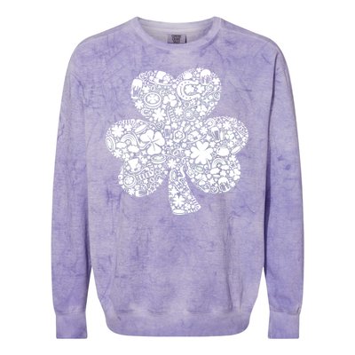 Mash-Up Irish Clover Colorblast Crewneck Sweatshirt