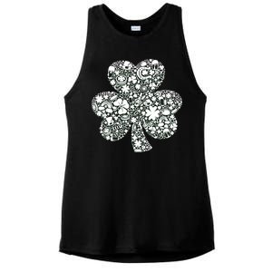 Mash-Up Irish Clover Ladies PosiCharge Tri-Blend Wicking Tank