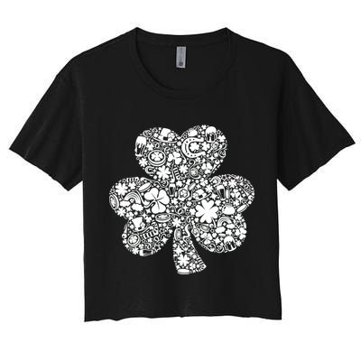Mash-Up Irish Clover Crop Top