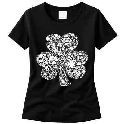 Mash-Up Irish Clover Womens T-Shirt