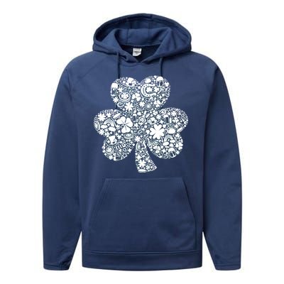 Mash-Up Irish Clover Performance Fleece Hoodie