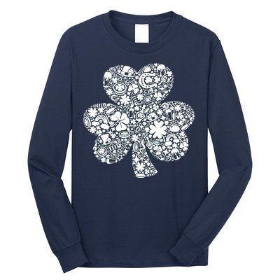 Mash-Up Irish Clover Long Sleeve Shirt