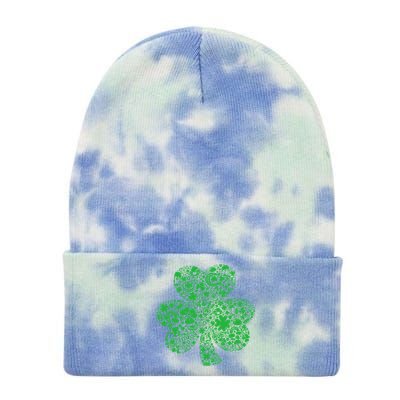 Mash-Up Irish Clover Tie Dye 12in Knit Beanie