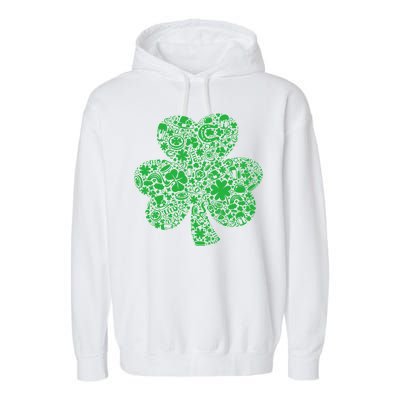 Mash-Up Irish Clover Garment-Dyed Fleece Hoodie