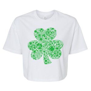 Mash-Up Irish Clover Bella+Canvas Jersey Crop Tee