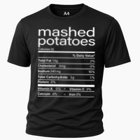Mashed Potato Nutritional Facts Funny Thanksgiving Cooling Performance Crew T-Shirt