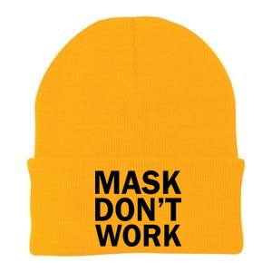 Mask Don't Work Knit Cap Winter Beanie